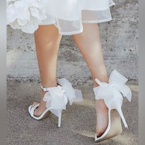 Bridal Lulus Heels with Bows